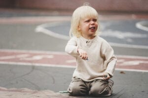 Záchvaty vzteku u dvouletého dítěte